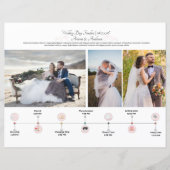 Modèle du calendrier de l'itinéraire du jour de ma (Devant)