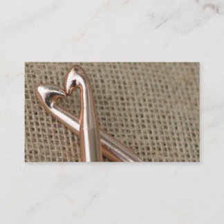 Modèle du carte de visite des amants de crochet