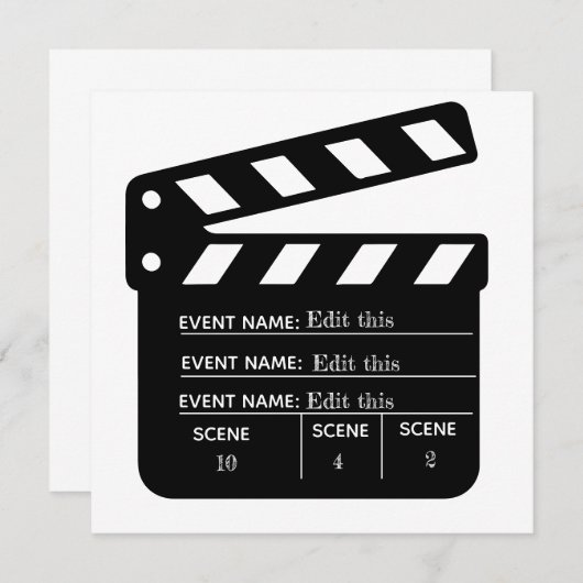 Modèle du carton vidéo Customisé imprimable (Devant / Derrière)