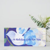 Modèle du certificat cadeau de paix (Debout devant)