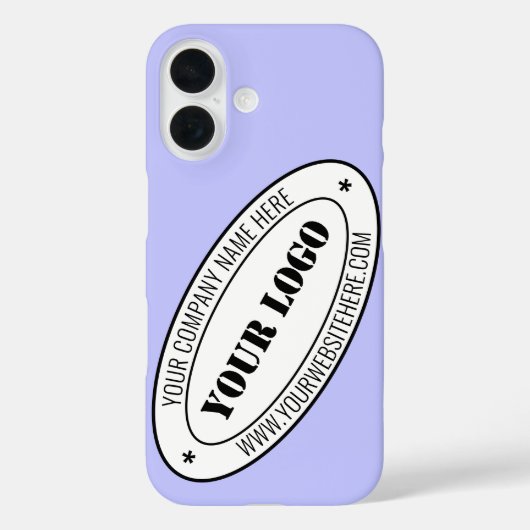 Modèle du coque iphone de texte du logo de l'entre (Verso)