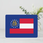 Modèle du drapeau de l'État de Géorgie (Debout devant)