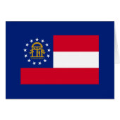 Modèle du drapeau de l'État de Géorgie (Devant horizontal)