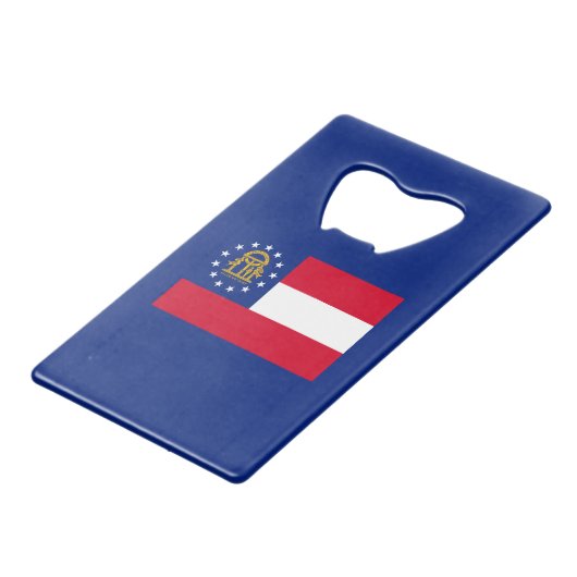 Modèle du drapeau de l'État de Géorgie (Devant Angle)