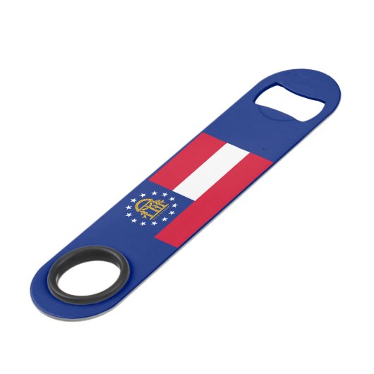 Modèle du drapeau de l'État de Géorgie (Devant angulaire)