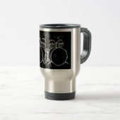 Modèle du kit 3D de tambour : Tasse faite sur (Devant droit)