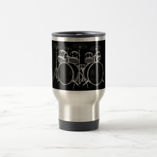Modèle du kit 3D de tambour : Tasse faite sur (Centre)