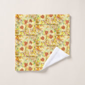 Modèle du nom des tournesols (Gant de toilette)