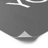 Modèle du panneau Grunge 'Go Away' - Poster (Coin)