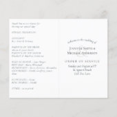 Modèle du programme de mariage (Devant)