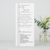 modèle du programme de mariage (Debout devant)