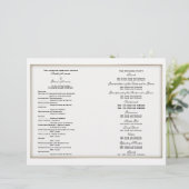 Modèle du programme de mariage (deux) (Debout devant)