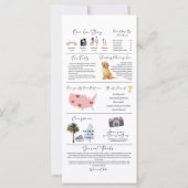 Modèle du programme de mariage infographique modif (Dos)