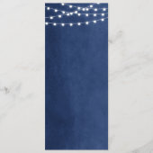 Modèle du programme de mariage Marine Blue String (Devant)