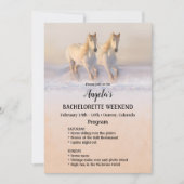 Modèle du programme de week-end hivernal Horse (Devant)