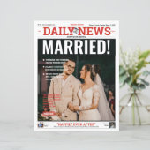Modèle du programme des journaux mariages (Debout devant)