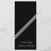 Modèle du programme d'événements - Customisé (Dos)