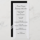 Modèle du programme d'événements - Customisé (Devant / Derrière)