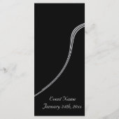 Modèle du programme d'événements - Customisé (Dos)