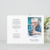 Modèle du programme funéraire (Debout devant)