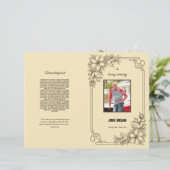 Modèle du programme funéraire (Debout devant)