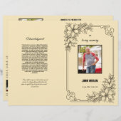 Modèle du programme funéraire (Devant / Derrière)