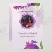 Modèle du programme funéraire (Devant / Derrière)