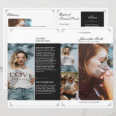 Modèle du programme funéraire, (Devant / Derrière)