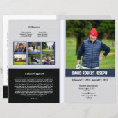 Modèle du programme funéraire (Devant / Derrière)