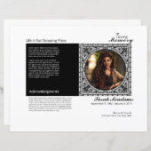 Modèle du programme funéraire (Devant / Derrière)