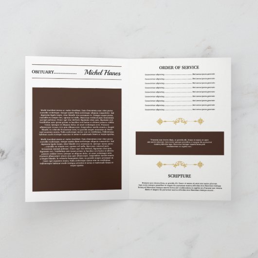 Modèle du programme funéraire (Intérieur)