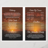 Modèle du programme funéraire (Dos)