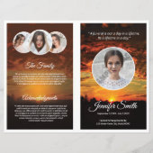 Modèle du programme funéraire (Devant)