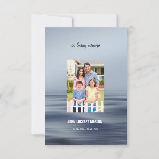 Modèle du programme funéraire (Devant)