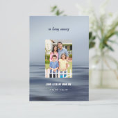 Modèle du programme funéraire (Debout devant)