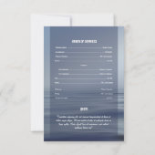 Modèle du programme funéraire (Dos)