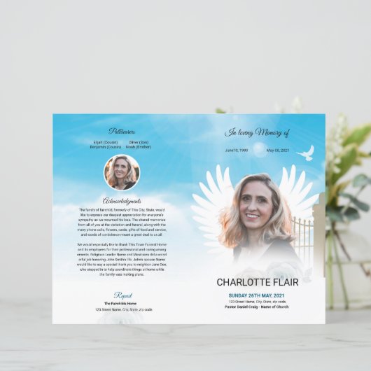 Modèle du programme funéraire céleste (Debout devant)