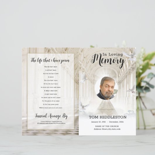 Modèle du programme funéraire céleste (Debout devant)