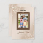 Modèle du programme funéraire commémoratif (Devant / Derrière)