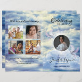 Modèle du programme funéraire de Dove céleste (Devant / Derrière)