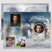 Modèle du programme funéraire de Dove céleste (Devant / Derrière)