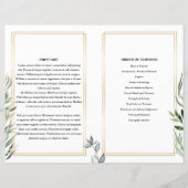 Modèle du programme funéraire de feuille (Dos)