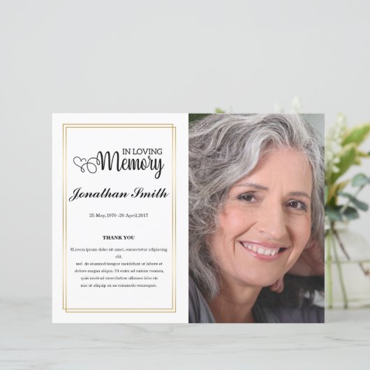 Modèle du programme funéraire de feuille (Debout devant)