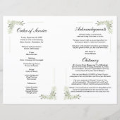 Modèle du programme funéraire de Foliage (Dos)