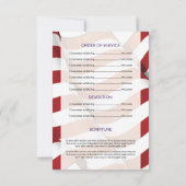 Modèle du programme funéraire de l'Armée militaire (Dos)