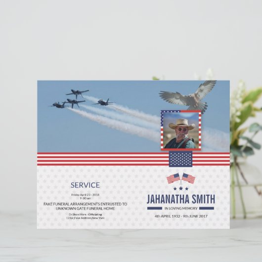 Modèle du programme funéraire de l'Armée militaire (Debout devant)