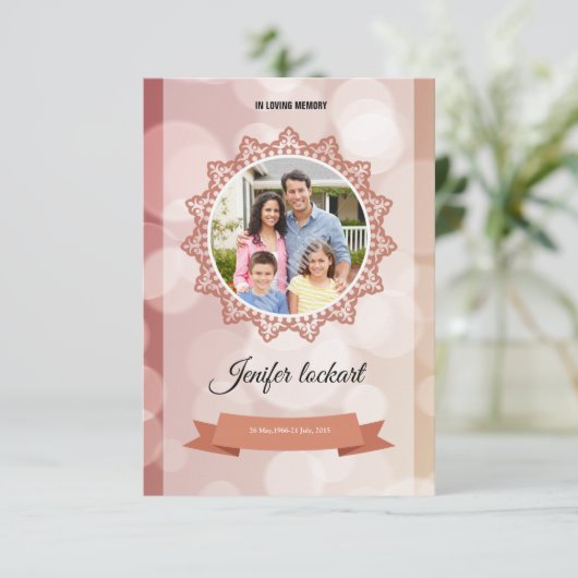 Modèle du programme funéraire de l'Ordre de servic (Debout devant)