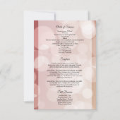 Modèle du programme funéraire de l'Ordre de servic (Dos)