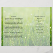 Modèle du programme funéraire de nature verte (Dos)