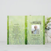 Modèle du programme funéraire de nature verte (Debout devant)